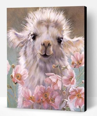 Baby llama Paint By Number