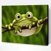 Green Frog Paint By Number