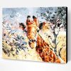 Abstract Giraffe Paint By Number