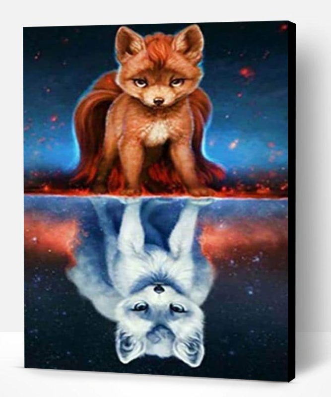 The Fox and The Wolf Paint By Number