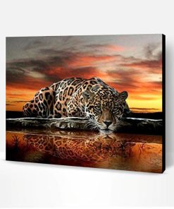Leopard Stare Paint By Number