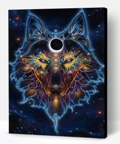 Spiritual Wolf Paint By Number