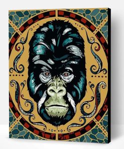 Gorilla logo Paint By Number