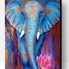 Blue Elephant Paint By Number