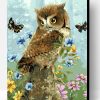 Owl and Butterfly Paint By Number