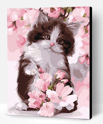 Little Pretty Cat Paint By Number