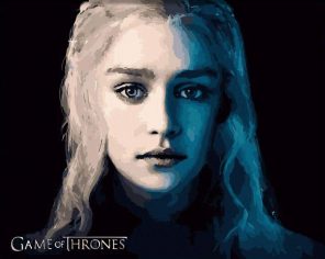 Daenerys Targaryen - DIY Paint By Numbers - Numeral Paint