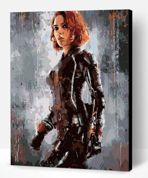 Black Widow Paint By Number