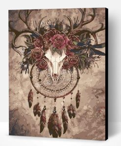 Deer Dream Catcher Paint By Number