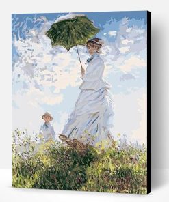 Woman with a Parasol Claude Monet Paint By Number