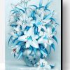 Blue Heart Lily Flower Paint By Number