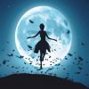 Fairy In Night Moon paint by numbers