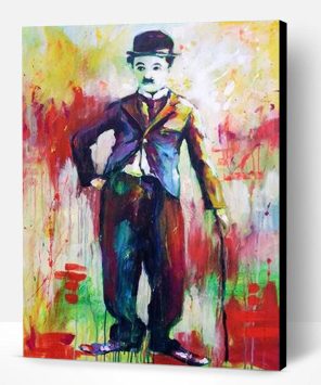 Colorful Charles Spencer Chaplin Paint By Number