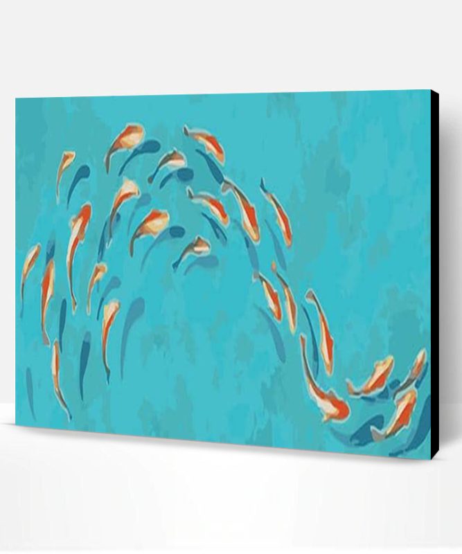 Orange Fish Paint By Number