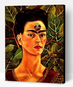 Frida Kahlo Thinking About Death Paint By Number