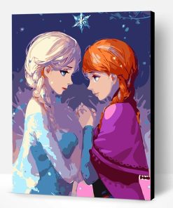 Frozen Elsa and Anna Paint By Number