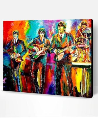 Colorful Beatles Paint By Number