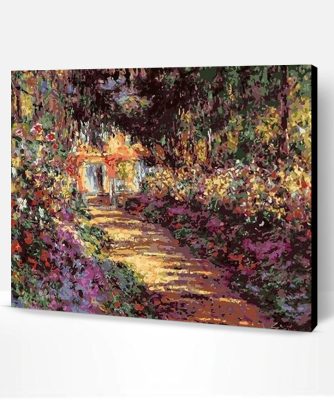 Garden Path at Giverny Claude Monet Paint By Number