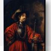 Man in Military By Rembrandt Paint By Number