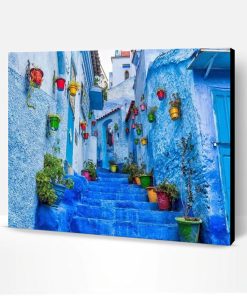 Chefchaouen The Blue Pearl Paint By Number