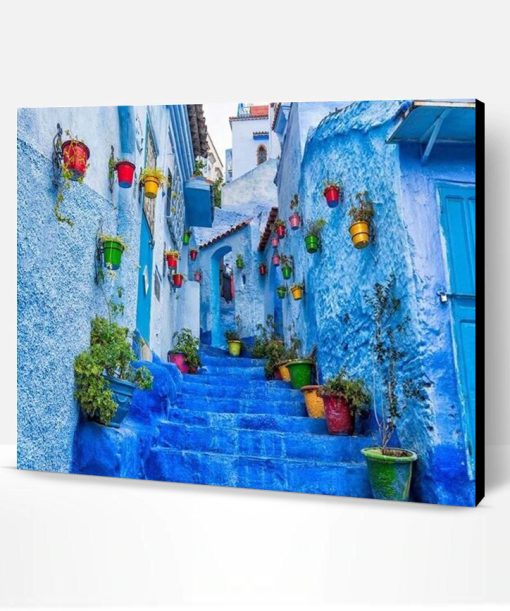 Chefchaouen The Blue Pearl Paint By Number