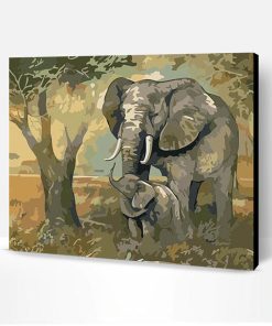 Gentle Touch Elephant Paint By Number