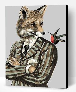 Gentleman Fox Paint By Number