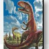 Giganotosaurus Dinosaur Paint By Number