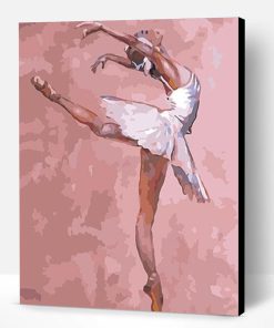 Girl in Ballet Lesson Paint By Number