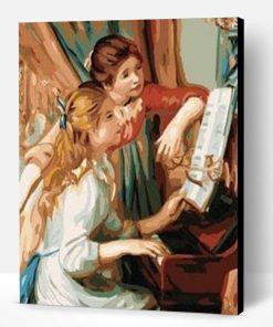 Girls At The Piano Paint By Number