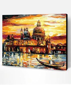 Golden Night Venice Paint By Number