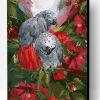 Gray Parrot Paint By Number