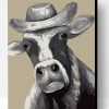 Grey Cow Paint By Number