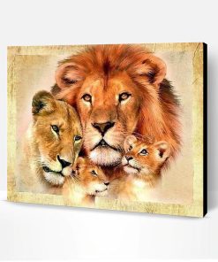 Lion Family Paint By Number