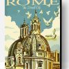 Rome Travel Posters Paint By Number