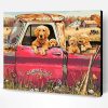 Dogs In Trucks Paint By Number