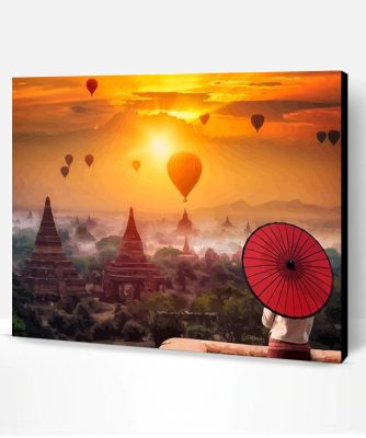 Myanmar Stunning Sunrise Paint By Number