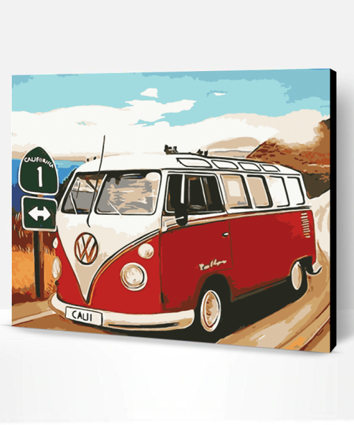 VW California Camper Paint By Number