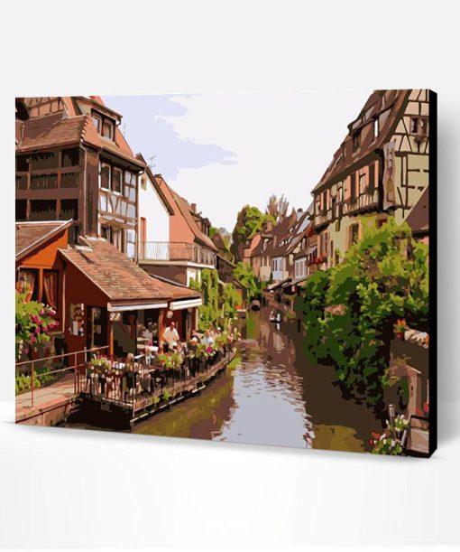 Colmar River Houses Paint By Number