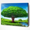 Big Green Tree Paint By Number