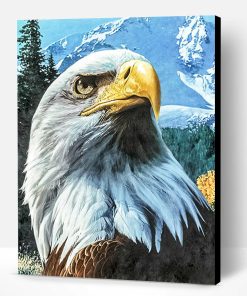 Eagle looks up Paint By Number