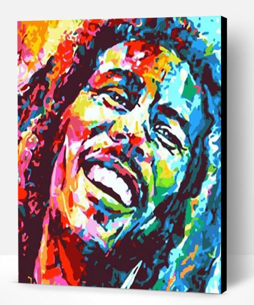 Colorful Bob Marley Paint By Number