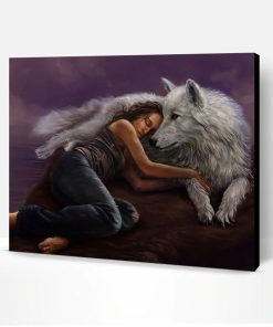 Wolf Girl Paint By Number