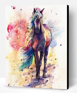 Colored Horse Paint By Number