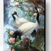 Red Crowned Cranes Paint By Number