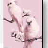 Pink Parrot Paint By Number