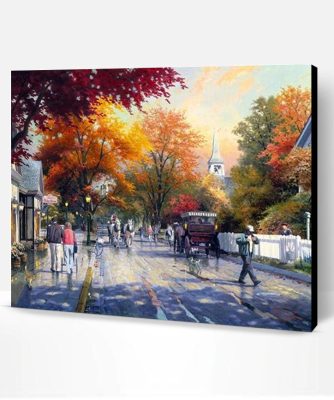 Autumn on Mackinac Island Paint By Number