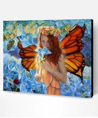 Butterfly Fairy Paint By Number