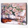 Flowers and Violin Paint By Number