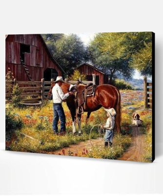 Family Farm Paint By Number